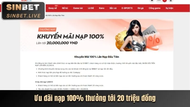 Banner khuyến mãi chào mừng 555win